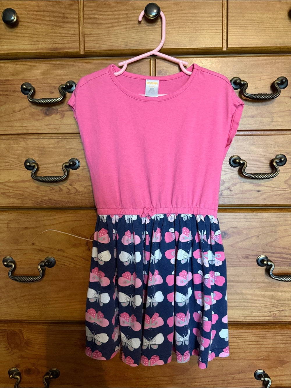 Girls' Pink and Navy Gymboree Dress